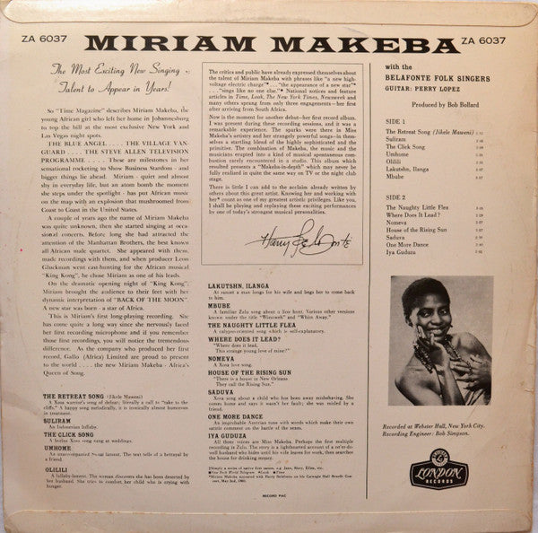 Miriam Makeba ‎– Miriam Makeba