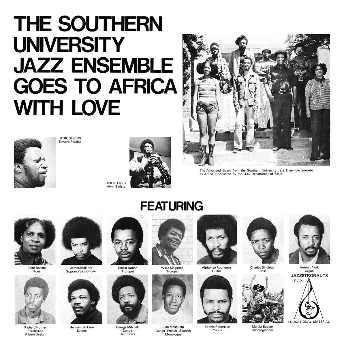 The Southern University Jazz Ensemble -  Goes To Africa With Love [2xLP]